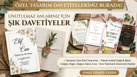 şık ve modernn davetiye hazırlarım