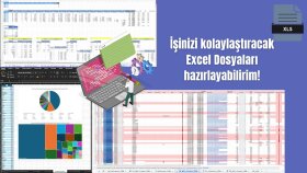 işinizi kolaylaştıracak Excel dosyaları hazırlayabilirim
