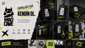 Mad Cave Logo Tasarımı ve Marka Kimliği