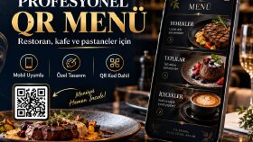 restoran ve kafeler için profesyonel QR menü hazırlarım
