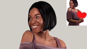fotoğrafınızı realistik veya hiperrealistik çizebilirim