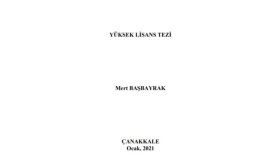 Çalışmalarım
