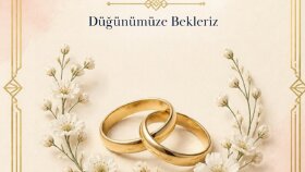 davetiye tasarımı yapıyorum