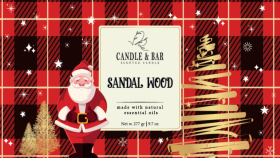 Candle And Bar Christmas Label Designs 