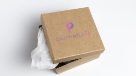 COSMETİC FP logo tasarımı ve mock up