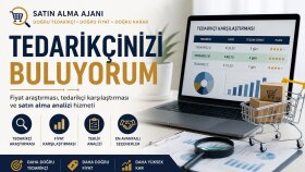 size uygun tedarikçileri bulur ve fiyatları karşılaştırırım
