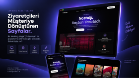 ziyaretçileri müşteriye dönüştüren landing page tasarlarım