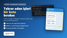 python ile otomasyon scripti veya telegram botu yazarım