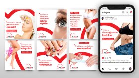 Minna Güzellik Salonu Sosyal Medya Tasarımları