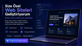 web sitenizi modern bir şekilde sıfırdan tasarlıyorum