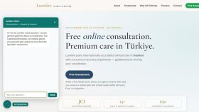 Lumière Clinic - Yapay Zeka Asistanlı Klinik Sitesi