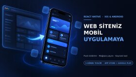 web sitenizi Android ve iOS uygulamasına çeviririm