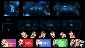 Yayıncı Pakedi / Overlay Tasarımı 