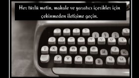 her alanda Türkçe ve İngilizce özgün metinler yazarım
