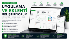 e-ticaretinize özel uygulama ve eklentiler geliştiririm