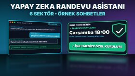 yapay zeka destekli WhatsApp ve site asistanı kurarım