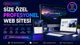 15 yıllık tecrübe ile size özel web sitesi hazırlayabilirim