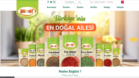 Bağdat Baharat Kurumsal Web Sitesi