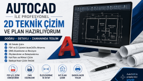 mimari kat planı çizimi ve çizim düzenleme yapıyorum