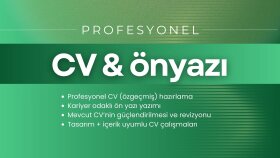 profesyonel CV ve önyazı oluştururum