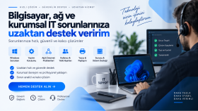 bilgisayar, ağ ve kurumsal IT desteği veririm