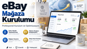 eBay mağazanızı kurabilir ve profesyonel şekilde yönetirim