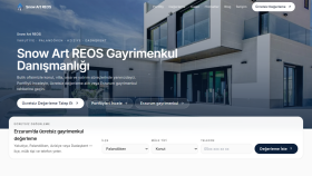 Snow Art REOS - Modern Emlak Web Sitesi ve CMS
