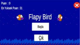 2d Flapy Bird oyunu yaptım