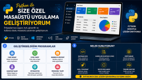 Python ile size özel masaüstü uygulamaları geliştiririm
