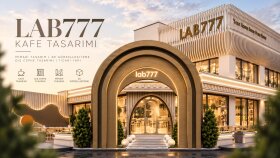 Modern Kafe ve Ticari Yapı | Dış Cephe Tasarımı
