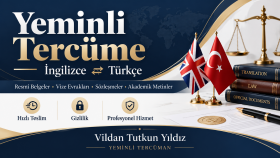 yeminli tercümanlık hizmeti sunuyorum