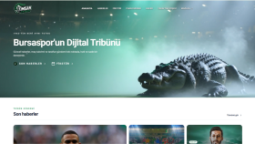 timsahtribun.com - Modern Spor Haber Sitesi Tasarımı