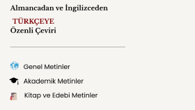 Almanca ve İngilizce çeviri yaparım