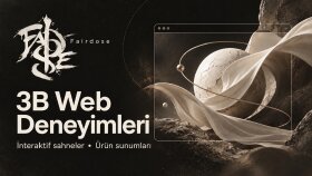 web siteniz için 3B görsel ve interaktif deneyim hazırlarım