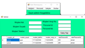 Winform - SQL (T-SQL Dahil)