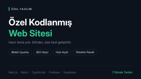 sıfırdan kodlanmış hızlı ve SEO uyumlu web sitesi yaparım