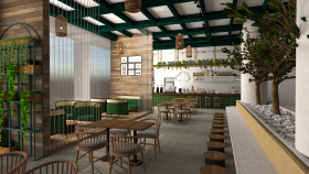 KAFE İÇ MEKAN TASARIMI