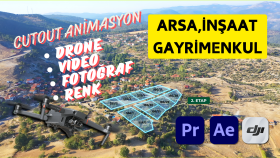 Drone ile profesyonel arsa ve inşaat videoları oluşturuyorum