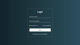 login form