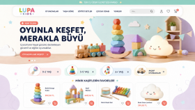 LUPA KIDS – Eğitici Oyuncak E-Ticaret Sitesi
