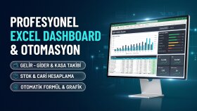 işletmeniz için otomatik Excel tablo ve rapor kurarım