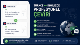 Türkçe-İngilizce profesyonel çeviri yaparım