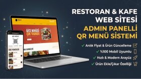 kafe ve restoranlara admin panelli QR menülü website yaparım