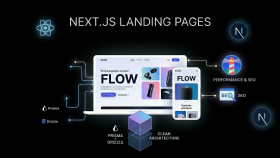 next.js ile hızlı ve modern landing pageler geliştiririm