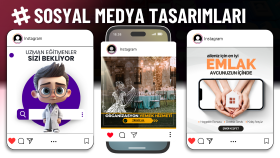 ilgi çekici ve kurumsal sosyal medya tasarımları yaparım