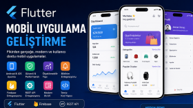 mobil uygulamanızı sıfırdan flutter ile geliştirebilirim