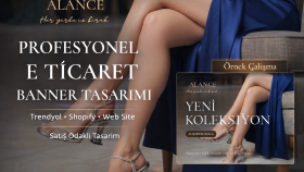 E Ticaret Banner Tasarım Çalışması
