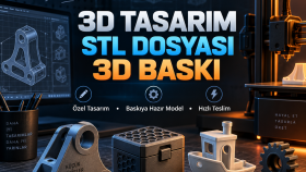 ihtiyacınıza özel 3D tasarım ve STL dosyası oluştururum