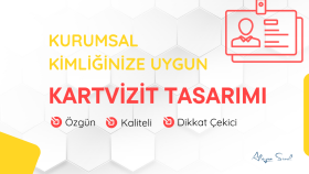 özgün ve kaliteli kartvizitler hazırlayabilirim