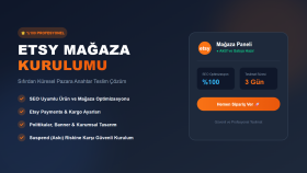 Etsy mağazanızı a'dan z'ye profesyonel olarak kurabilirim